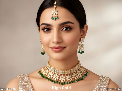 Kundan Pearl Jewellery Set