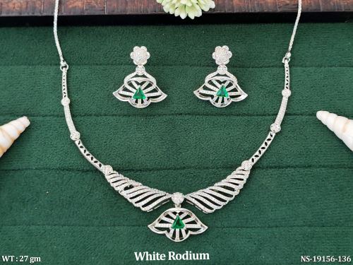Stone-Studded Statement Necklace Set for Women
