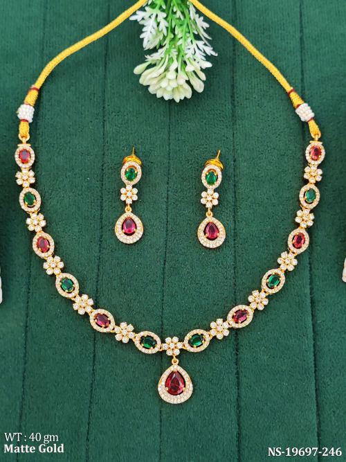 Daily Wear Matte Finish Jewellery Set for Women, photo 2 of 3