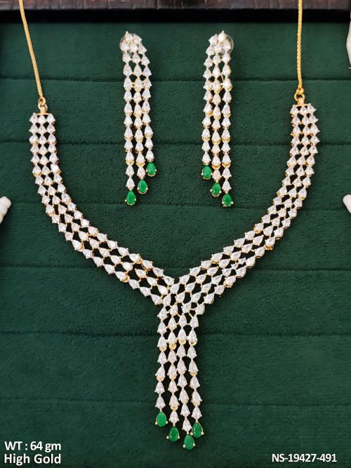 Layered AD Necklace Set for Women