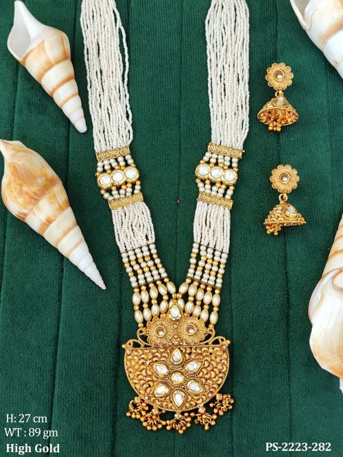 Half Circle Style Long Antique Pendant