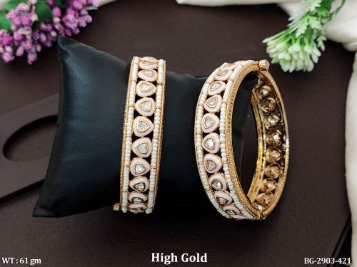 Kundan Bangle Set for Women