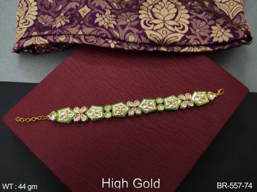 Party Wear Bracelet for Women in Mint Green Pink, photo 13 of 13