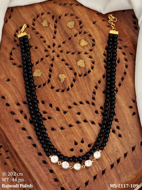 Kundan Designer Rajwadi Polish Fancy Designer Malas Set   