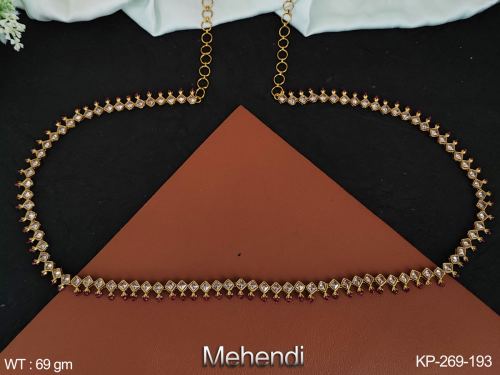 Antique Designer Fancy Style Party wear Beautiful Antique Jewellery Mehendi Polish Kamarpatta (Hip Belt) 