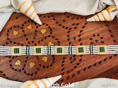 Antique Jewellery Designer High Gold Polish Hair Accessories  