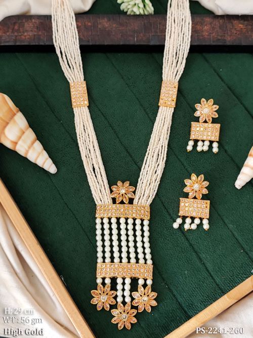 Moti Layered Long Designer Pendant