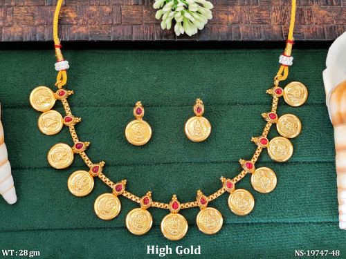Temple Necklace Set for Women