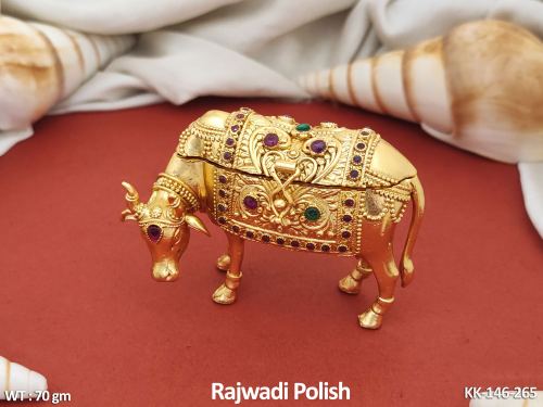 South Indian Sindoor Dabbi in Rajwadi Finish