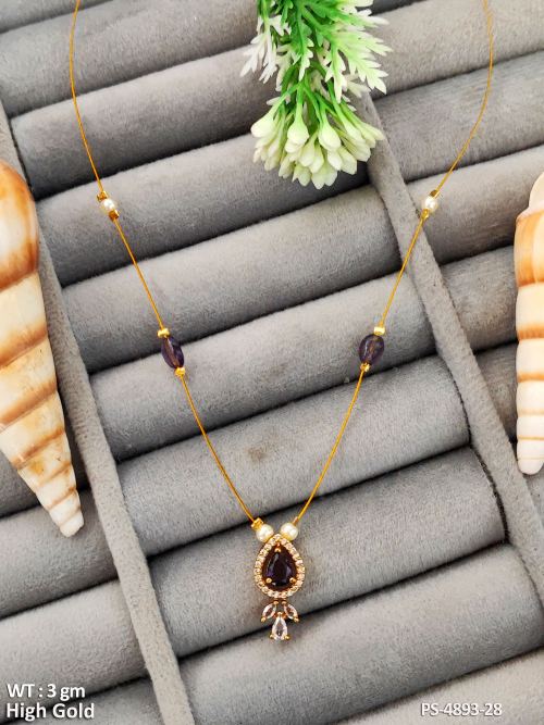 Lightweight Fancy Invisible Pendant for Daily Wear