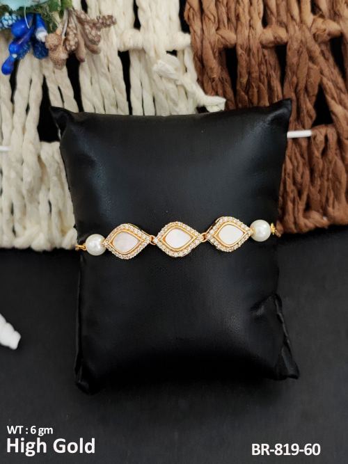 Kundan Bracelet with Stone Work
