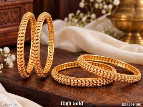 Leaf Stone-Studded Bangles for Women Set of 4, photo 2 of 2