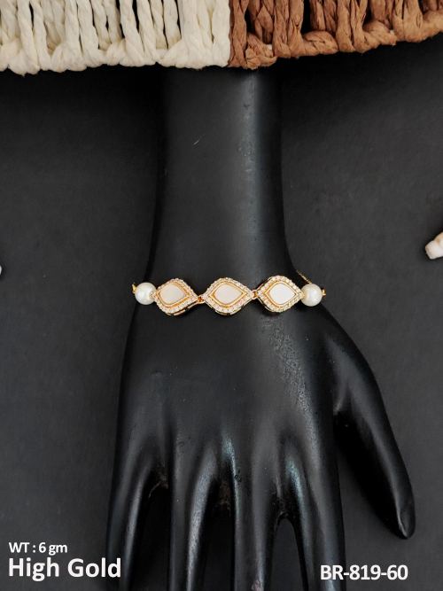 Kundan Bracelet with Stone Work, photo 2 of 2