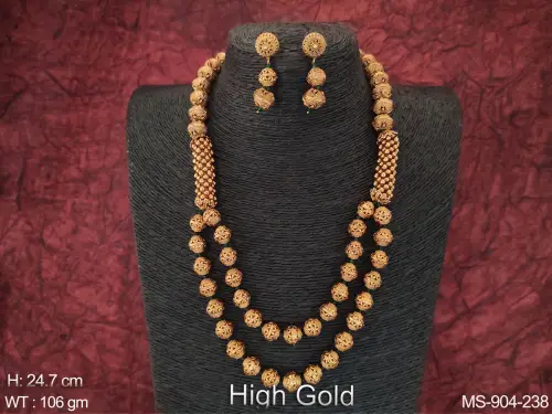 Antique Designer Fancy Style Beautiful Ethnic Beaded Long Mala Set