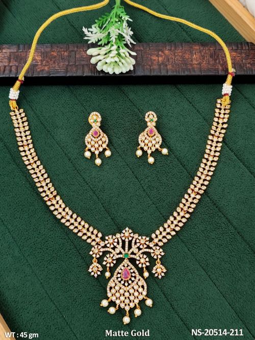Royal Necklace Set in Matte Finish for Women, photo 2 of 3