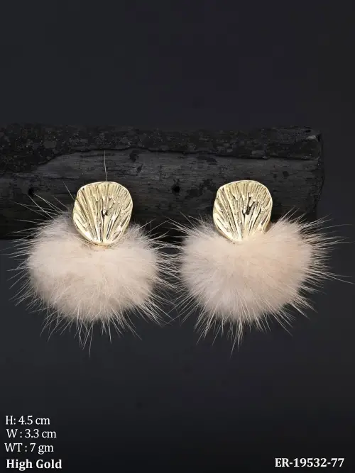 Pink Western Earrings