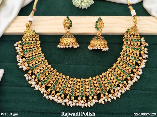 Pearl Traditional Necklace Set for Women