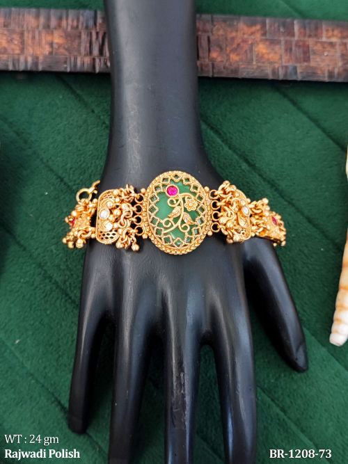 Rajwadi Polish Heritage Designer Bracelet for Women