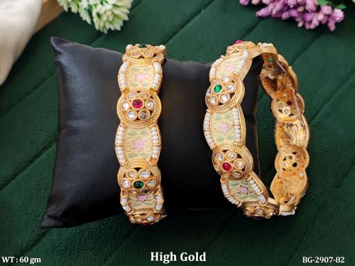 Party Wear Bangles for Women Set of 2