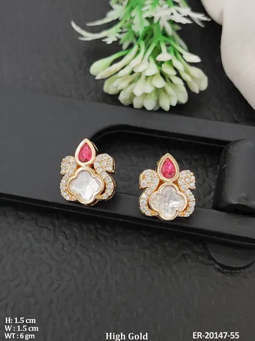 Royal Kundan Full High Gold Earrings