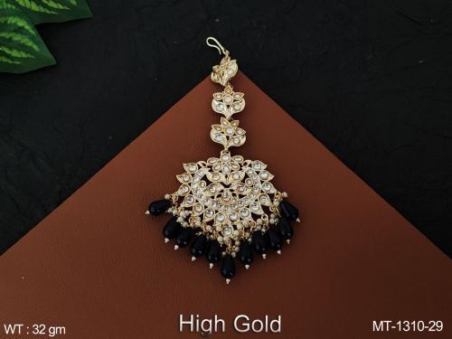 Antique Tikka with Pearls