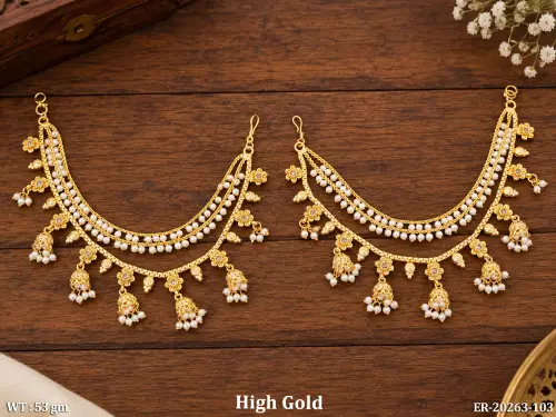 Royal Stone-Studded Earrings