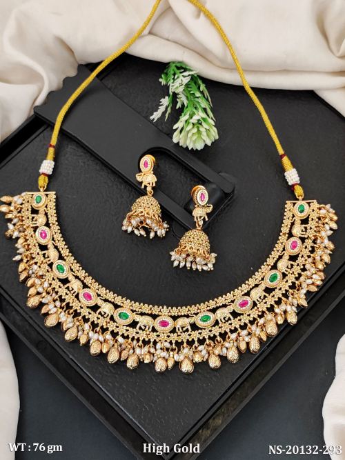 Temple Necklace Set with Earrings for Women, photo 2 of 3