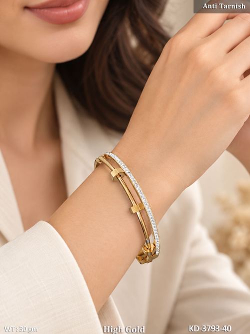 Elegant American Diamond Open Bar Kada