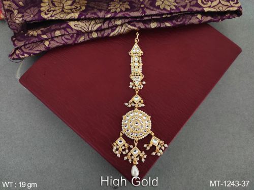 Party Wear South Indian Maang Tikka