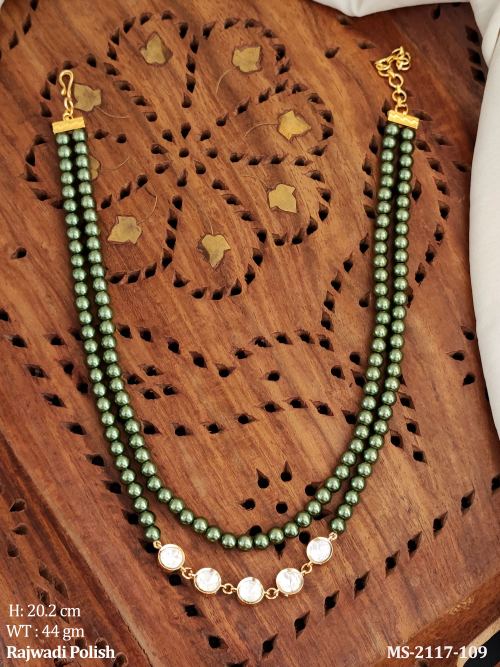 Kundan Designer Rajwadi Polish Fancy Designer Malas Set   