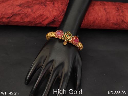 Kada with Floral Design