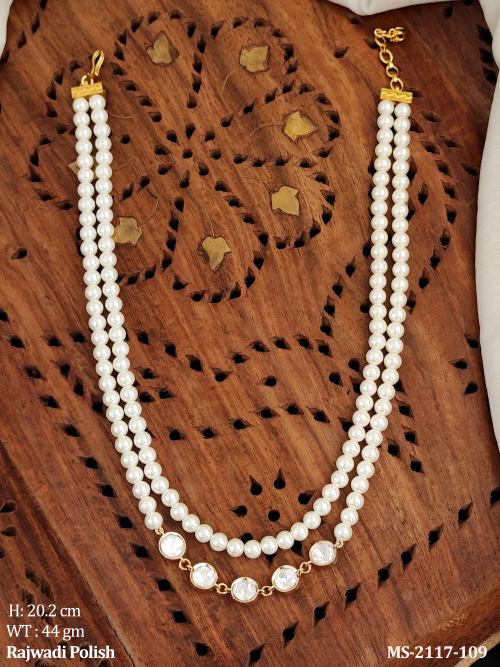 Kundan Designer Rajwadi Polish Fancy Designer Malas Set   