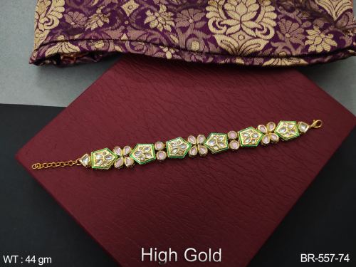 Party Wear Bracelet for Women in Pink, photo 2 of 13