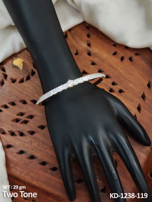 Party Wear Kada in Two-Tone Finish for Women, photo 2 of 2