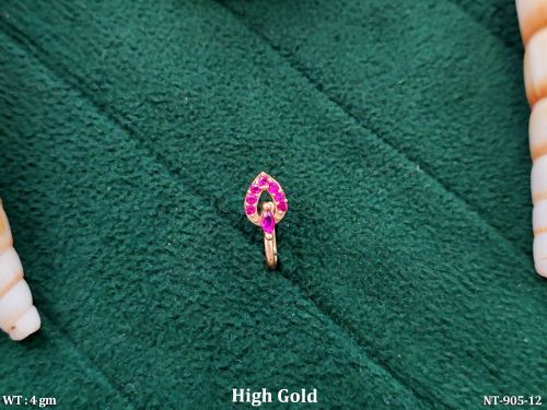 Designer Antique Full Stone Nath for Women