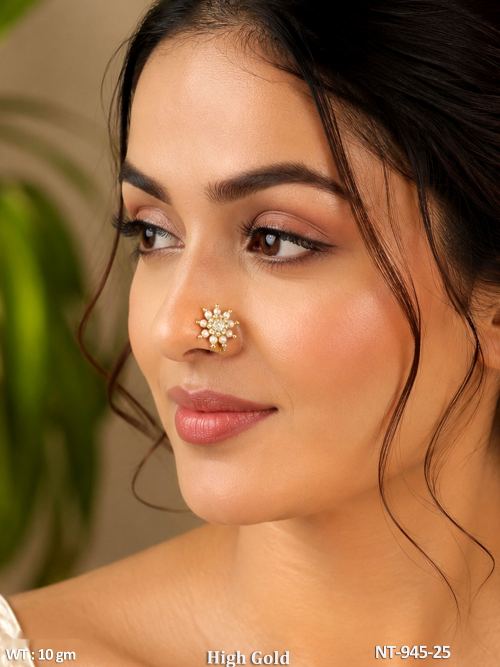 Traditional Pearl-Edged Flower Naths