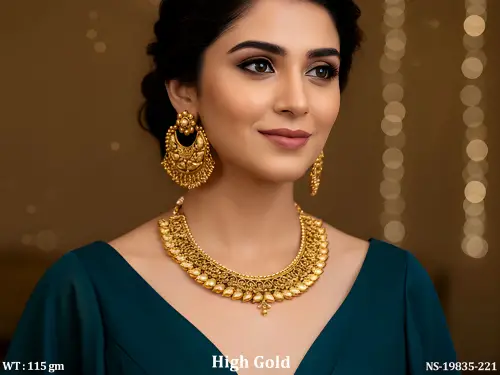 Traditional Jewellery Set with Stone Work