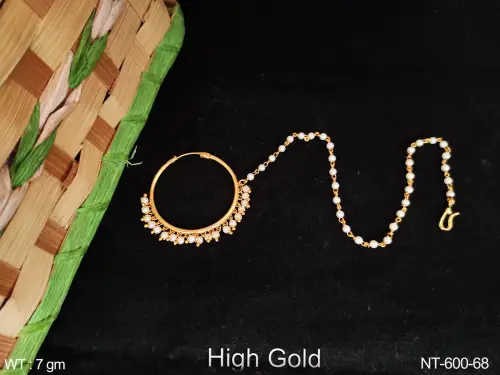 Tassel Nath with Pearls