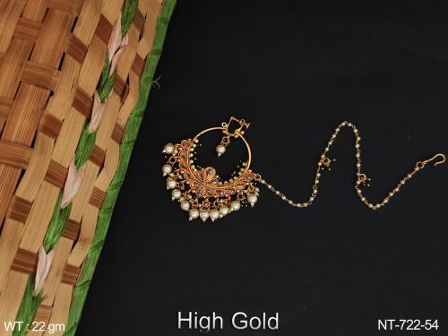 Classic Pearl Antique Nath