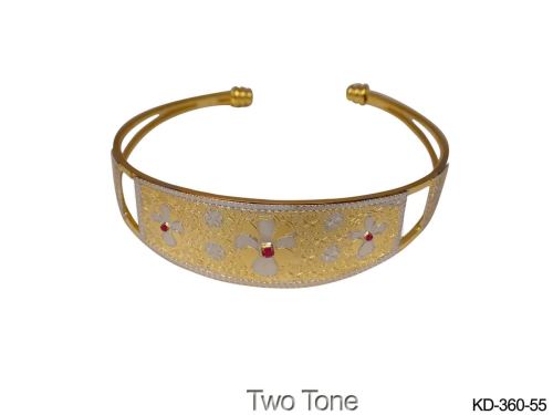 Antique Floral Kada, photo 2 of 2