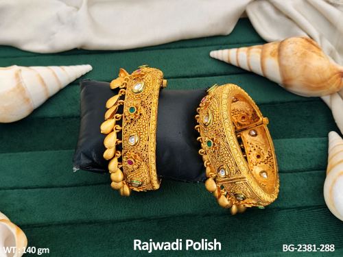Rajwadi Finish Antique Bangles for Women