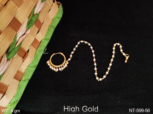 Pearl Nath with Tassel Design