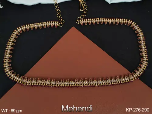 Designer Antique Style Party wear Mehendi Polish Antique Kamarpatta (Hip Belt)             
