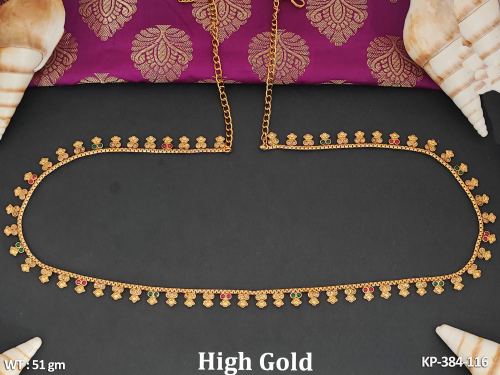 Antique Jewellery High Gold Polish Fancy Design Antique Kamar Patta
