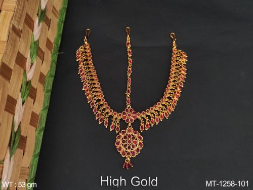 Party Wear Kemp Maang Tikka