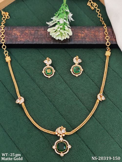 Party Wear Matte Finish Jewellery Set for Women, photo 2 of 3
