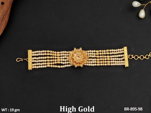 Graceful Stone-Studded Bracelet for Women in Transparent Yellow, photo 4 of 8