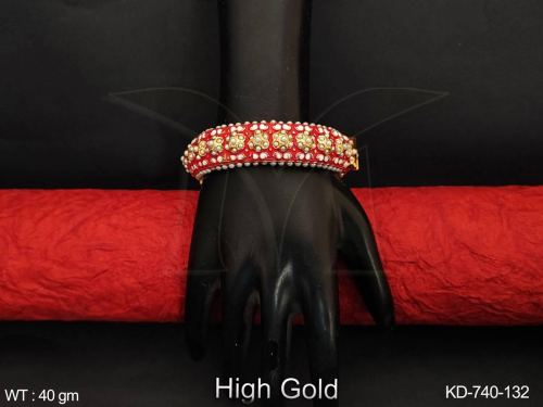 Antique Kada with Pearls