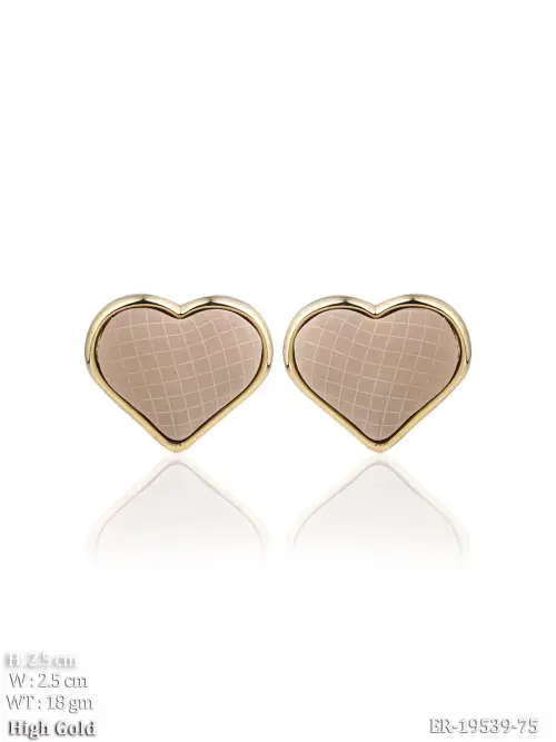 Western Heart Stud Earrings