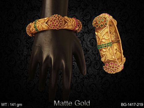 Kemp Bangles in Matte Finish for Women